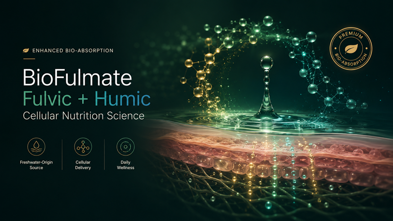 BioFulmate fulvic and humic cellular nutrition science